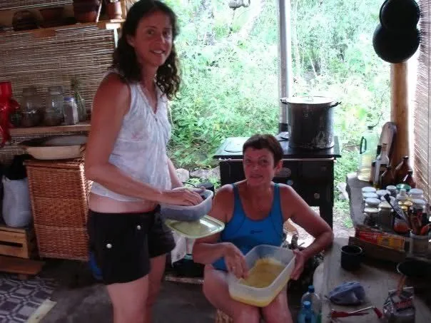 Los primeros días en la finca, cocinando al aire libre
